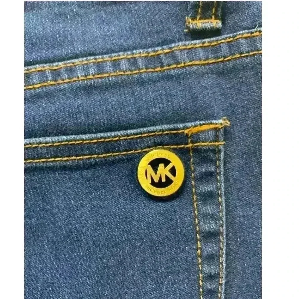 Michael Kors Jeans Women's Size 4 Straight Leg Blue Capri Denim